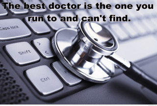 Stethoscope keyboard quote best doctor - dr. atl free wallpaper