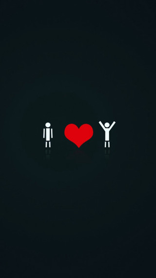 Red heart people dark hands - a red heart free wallpaper