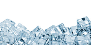 Ice cubes white table white - ice free wallpaper