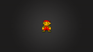Pixellated person red hat red - image of a person free wallpaper