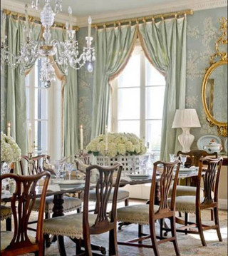 Dining room chandelier table chairs - gaudy free wallpaper