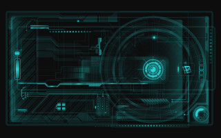 Futuristic blue background design circular - vector curve free wallpaper