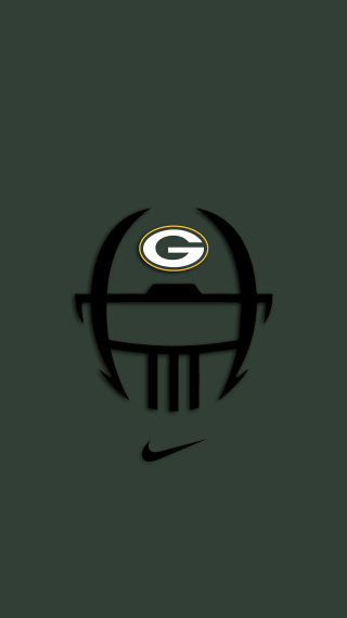 Green bay packers logo black 3 - vector art free wallpaper