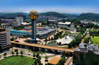 City clock tower center square - digital free wallpaper for desktop