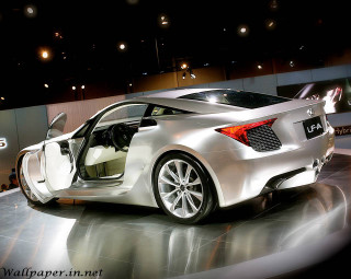 Silver car showroom doors open 2 - its door free wallpaper