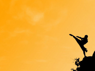 Skateboarder air trick sunset dawn - alexander stirling calder free wallpaper