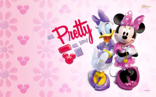 Minnie mouse wallpaper pink background - pop surrealism free wallpaper