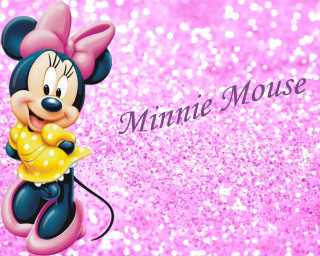 Minnie mouse yellow teddy bear - pop surrealism free wallpaper