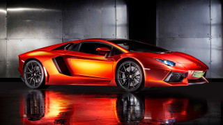 Red sports car garage shiny - shiny free wallpaper
