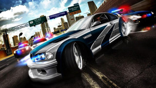 Car city trafficlights streetsign photorealism - a street sign free wallpaper