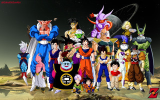 Cartoon characters mountain night full - a group of cartoon characters free wallpaper