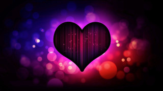 Heart shaped purple red background 2 - object free wallpaper