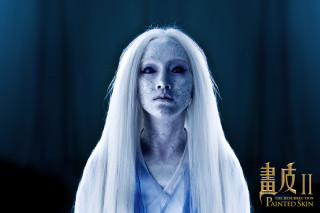 White hair white makeup woman - an gyeon free wallpaper for desktop