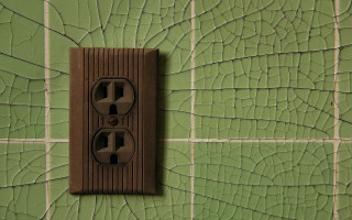 Green wall brown outlet tile - ai weiwei free wallpaper