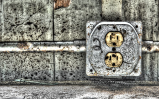 Close up metal object electrical - hdr free wallpaper