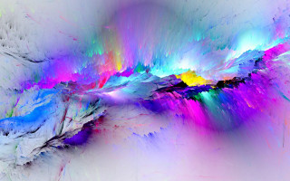 Colorful abstract painting white background - a colorful abstract painting free wallpaper