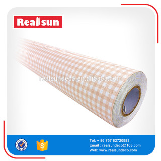 Brown white checkered fabric red - christo free wallpaper