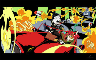 Cartoon man woman car cat - craola free wallpaper
