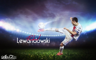 Man kicking soccer ball field 15 - a soccer ball free wallpaper