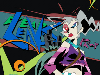 Cartoon crazy expression graffiti scissors - scissors free wallpaper
