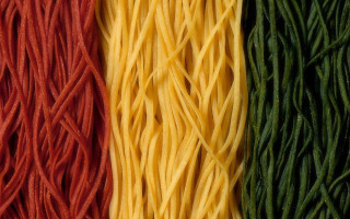 Colored stringing cords close up - alesso baldovinetti free wallpaper