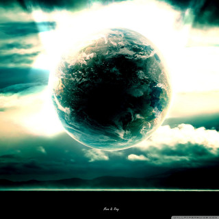 Earth sky clouds sunlight space - a picture of the earth free wallpaper