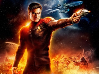 Man gun star trek poster - a gun in front free wallpaper