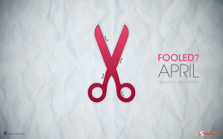 Pink scissors text overlay - dave allsop free wallpaper