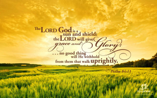 Field bible verse sunset clouds - a bible verse below free wallpaper