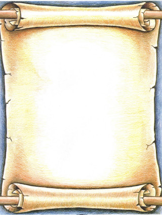 Scroll blank paper drawing artwork - postminimalism free wallpaper