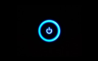 Blue light black background circle - a blue light free wallpaper