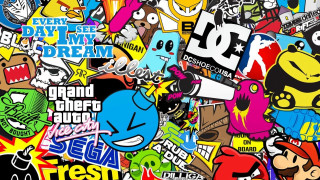 Sticker collage popart mario parody - this image free wallpaper