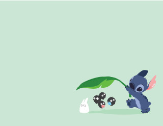 Cartoon character plant small animals - cute free wallpaper for desktop