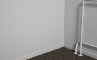 White toilet bathroom towel rack - an ambient occlusion free wallpaper