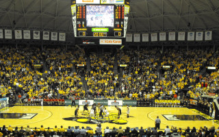 Basketball court crowd stands big - the stand free wallpaper