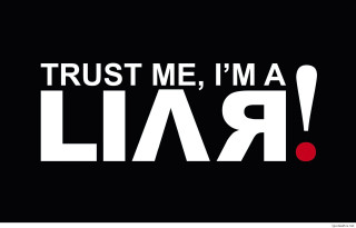 Trust me black white poster - im free wallpaper