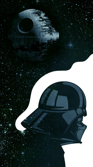 Star wars helmet black white - war free wallpaper