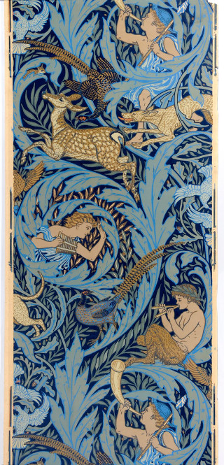 Woman birds tree leaves water - a painting of a woman free wallpaper