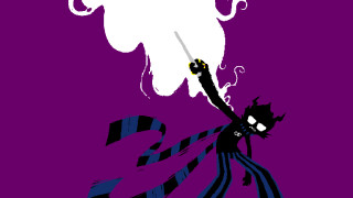 Cartoon character sword ghost black - derf free wallpaper