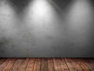 Wooden floor spotlights room interior - a wooden floor free wallpaper