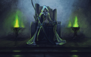 Woman throne sceptacle head sceptacle - a throne free wallpaper