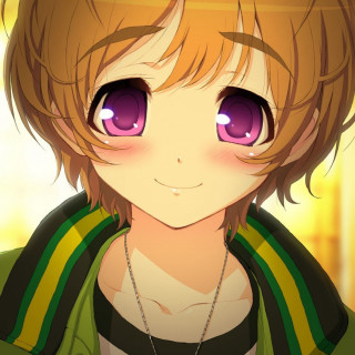 Green jacket purple eyes necklace - purple free wallpaper