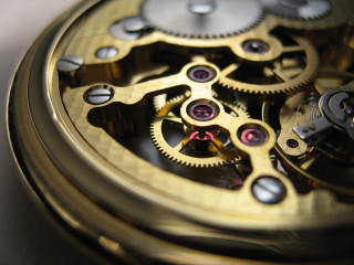 Close up watch face clock - oil free wallpaper