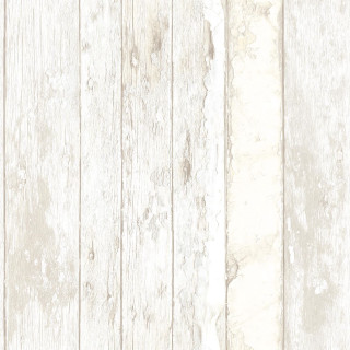 White wooden wall white stripe - an ambient occlusion free wallpaper