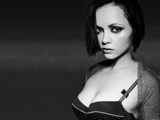 Woman knife posing black white - daphne mcclure free wallpaper