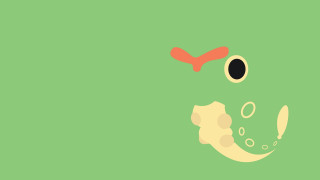 Green background red black object - dragon! free wallpaper