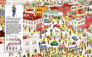 City book ladder people animals - a picture of a city free wallpaper