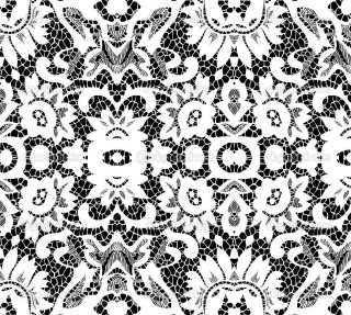 Black white lace pattern circular - circular free wallpaper