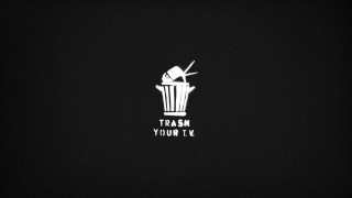 Trash can words video art - video art free wallpaper