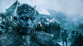 Snowy swordman blue eyes matte - his hand in free wallpaper